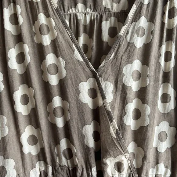 Christy Dawn The Dawn Dress Mocha Daisy Large - Picture 3 of 5